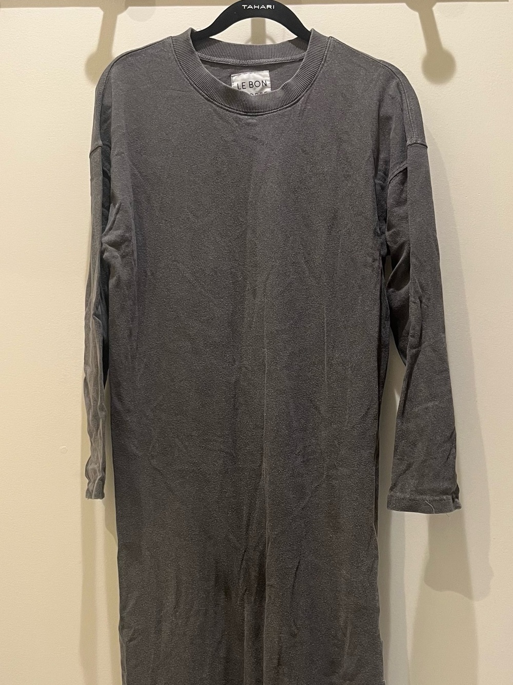 Le Bon Shoppe -long Sunday dress Charcoal Gray